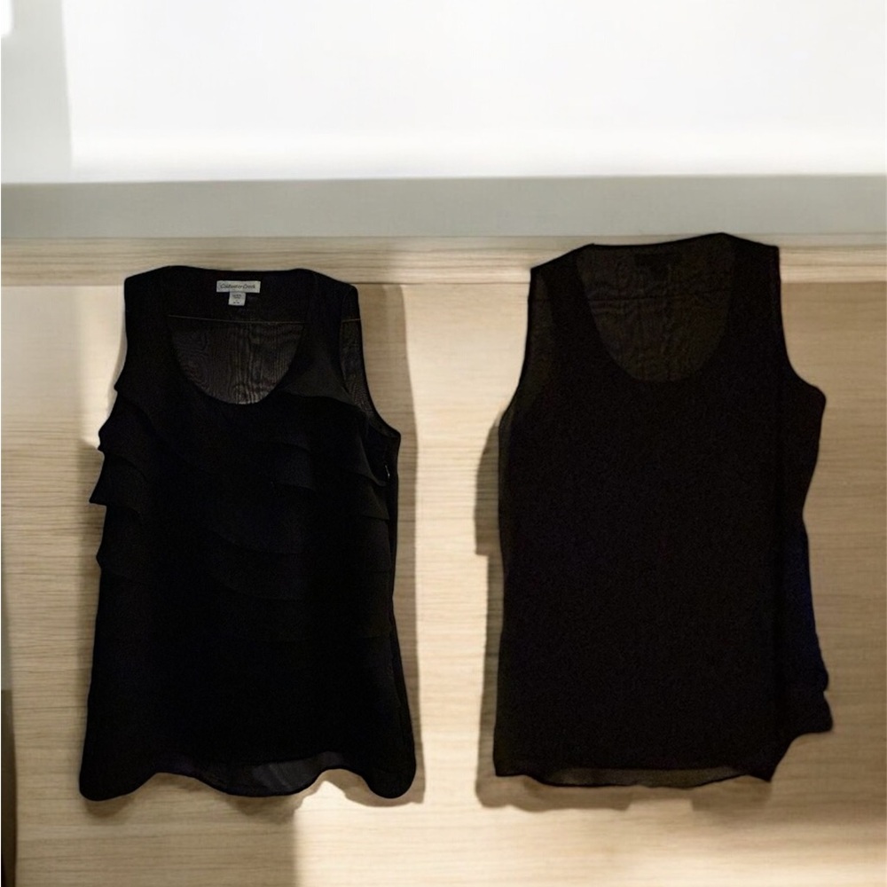 Elegant Black Sleeveless Top